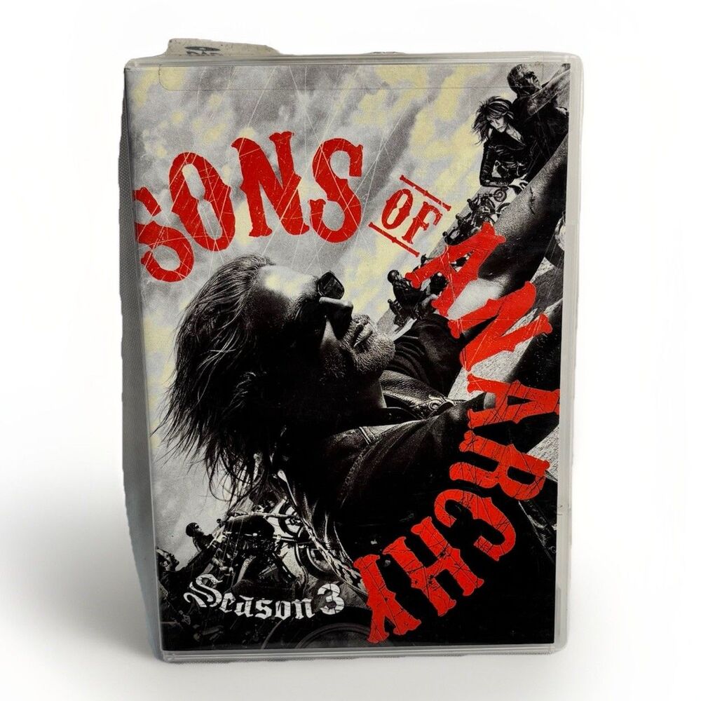 Sons of Anarchy - Season 3-   Charlie Hunnam, Ron Perlman,  Used 4 Disc DVD Set